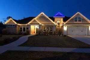 Christmas Lights on house