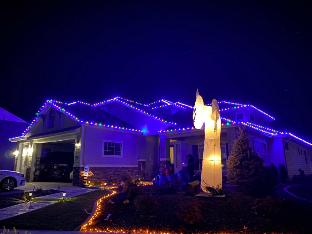 Christmas LIghts on house